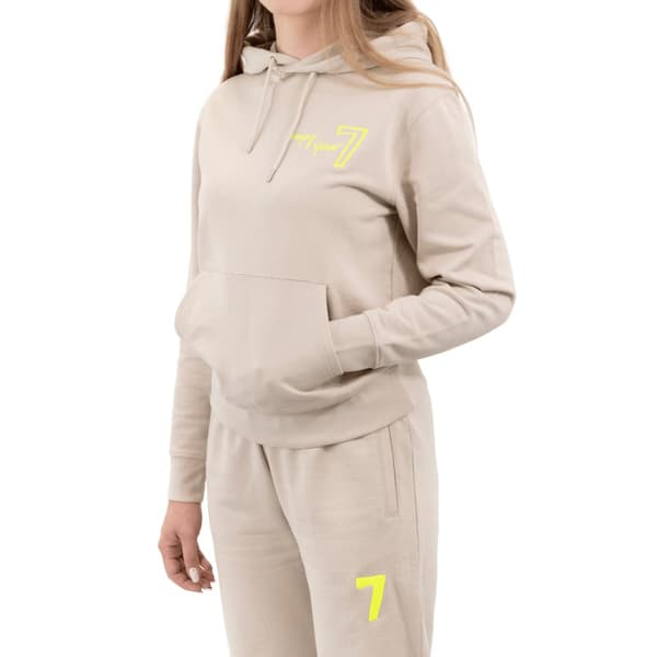 Beige Oversize-Collegepuku Brodeerauksella Wings x Paprocki & Brzozowski UNISEX S