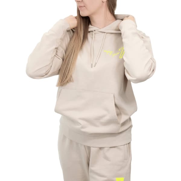 Beige Oversize-Collegepuku Brodeerauksella Wings x Paprocki & Brzozowski UNISEX S