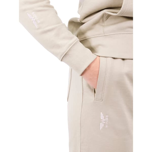 Beige Oversize-Collegepuku Brodeerauksella Wings x Paprocki & Brzozowski UNISEX S