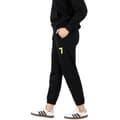 Miniatyrbillede 6 af 7: Unisex Sort Oversize Jogging Sæt med Wings Broderi XL