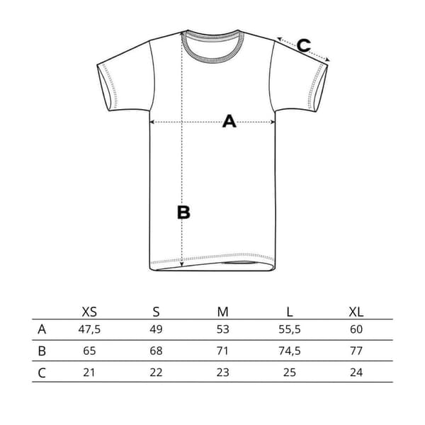 Unisex T-shirt i Oversize med Vingeprint - Paprocki & Brzozowski, Sort