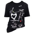 Miniatyrbillede 1 af 2: Unisex Oversize T-shirt med Print - Sort - Paprocki & Brzozowski - Str. S