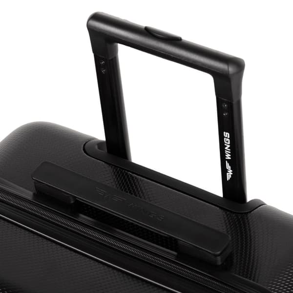 Wings PRIME Trolley Kuffertsæt - Sort Polykarbonat - 3 stk S/M/L