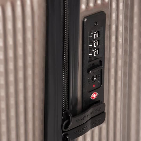 Wings Kabinväska 20" Hård PC Afrikansk Örn - Mörkgrå, 4 hjul, 35 L