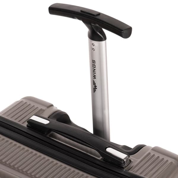 Wings Kabinekuffert 20" Rød - Let Hardcase med 4 Hjul & Kodelås