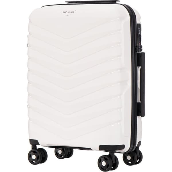 Wings PHOENIX Kabinväska 20" Vit Polypropen med Kombinationslås
