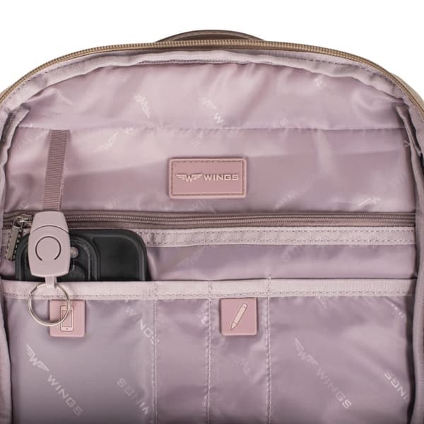 SKYLARK Mångsidig Ryggsäck i Rosa - Praktisk och Elegant