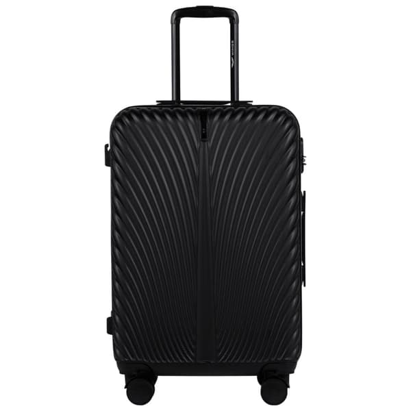 WINGS SWAN 24" Medel Resväska - Svart, Hård ABS+, 63L, Kodd Lås