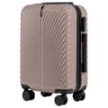 Miniatyrbillede 1 af 9: Wings SWAN 20" Kabinekuffert, Beige, Hard ABS, 4 Hjul