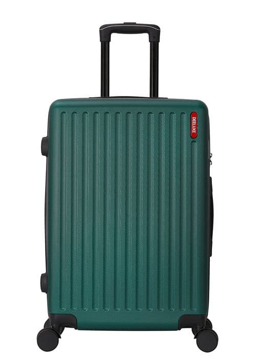 DEELUXE - Kabinväska 4 hjul dubbel ABS hård 34x55x23cm URBANITE GRÖN GRAN