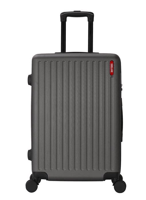 DEELUXE - Resväska handbaggage 4 hjul dubbel ABS hård 34x55x23cm URBANITE ANTHRACITE