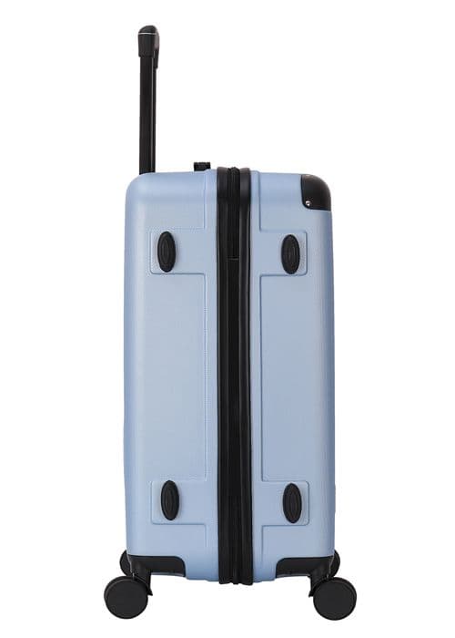 DEELUXE - Kabinväska 4 hjul dubbel ABS hård 34x55x23cm CITYVIEW ICE BLUE