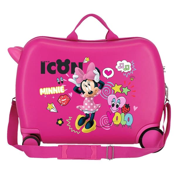 Disney Enjoy Minnie Icon 34l Kuffert Med Hjul Rosa