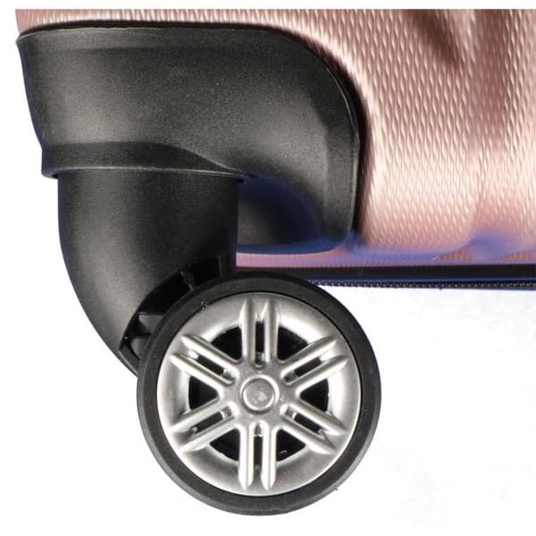 KOSMO 550 ABS PLUS rejsekuffert med 4 hjul og kodelås, pudderrosa metallic