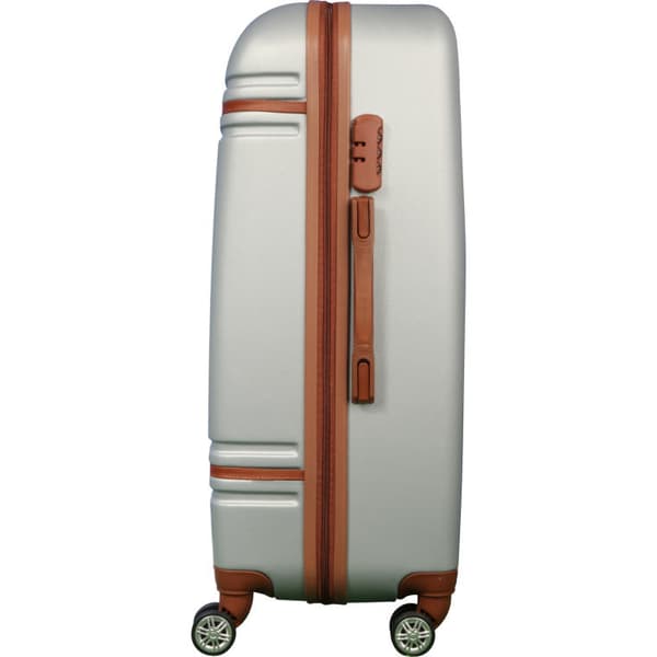 Gravi 650 rejsekuffert, sølv, holdbar, sikre bagage, perfekt til fly, tog eller bus.