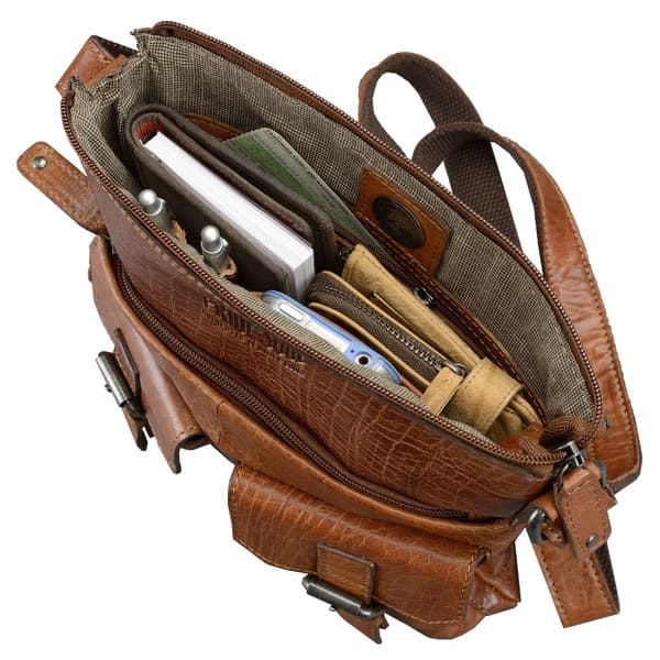 Juscha JU-47602 Axelväska P&amp;S Lilly Little 28 x 25 x 3,5 cm Cognac