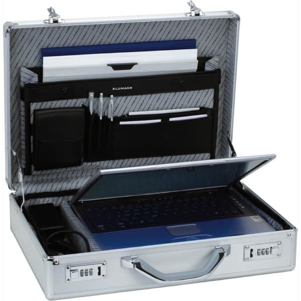 Juscha JU-45131 Laptopväska Alumaxx Kronos Silver Aluminium.