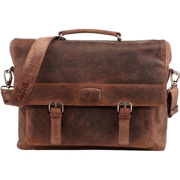 Juscha JU-47139 Briefcase Pride And Soul Cloud Brown