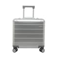 Miniatyrbillede 1 af 4: Alumaxx JU-45192 Rejsevogn i aluminium GRAVITY + 4 hjul 44x42x22,5 cm Sølv