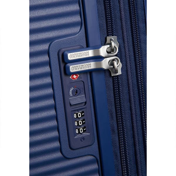 American Tourister Soundbox Spinner 55/20 Tsa 35.5l Kuffert Med Hjul Blå