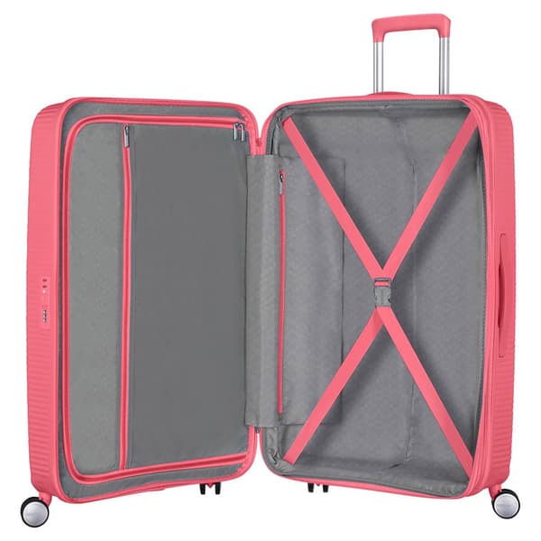 American Tourister Soundbox Spinner 67/24 Tsa 81l Kuffert Med Hjul Rosa