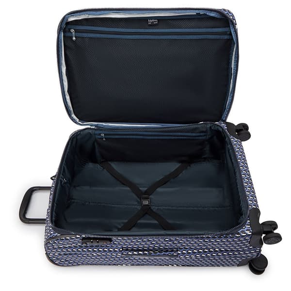 Kipling New Youri Spin M 70l Kuffert Med Hjul Blå