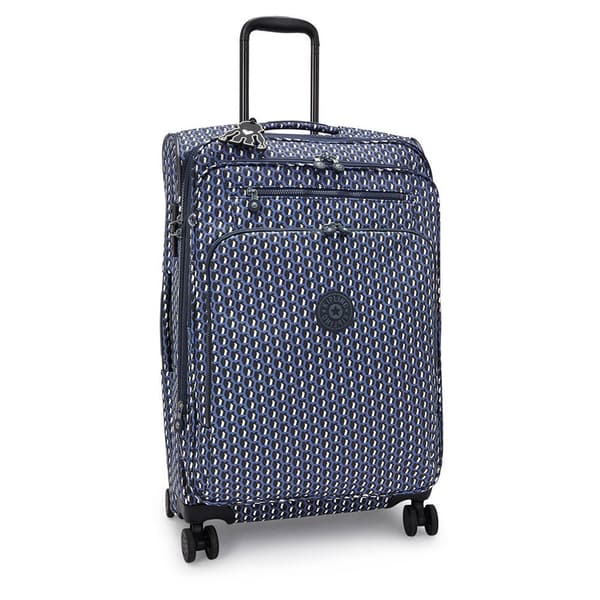 Kipling New Youri Spin M 70l Kuffert Med Hjul Blå
