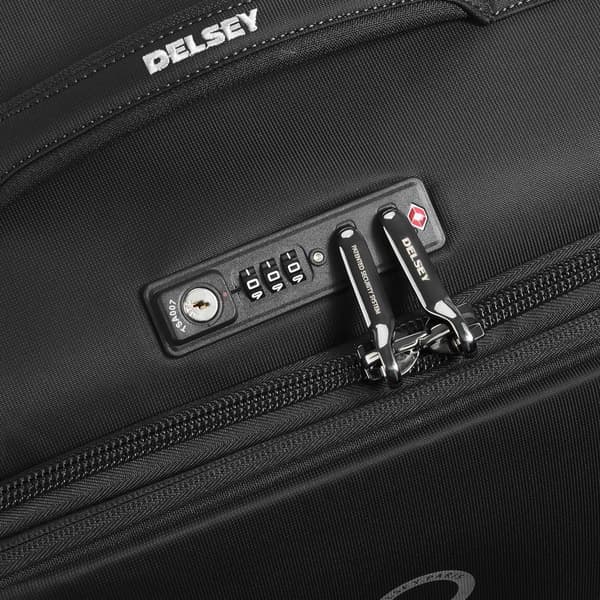 Delsey Brochant 2.0 55 Cm Expandable 40l Kuffert Med Hjul Sort S