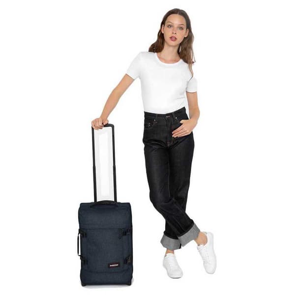 Eastpak Tranverz 42l Kuffert Med Hjul Blå