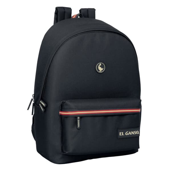 Laptop rygsæk El Ganso Basics Sort 31 x 44 x 18 cm