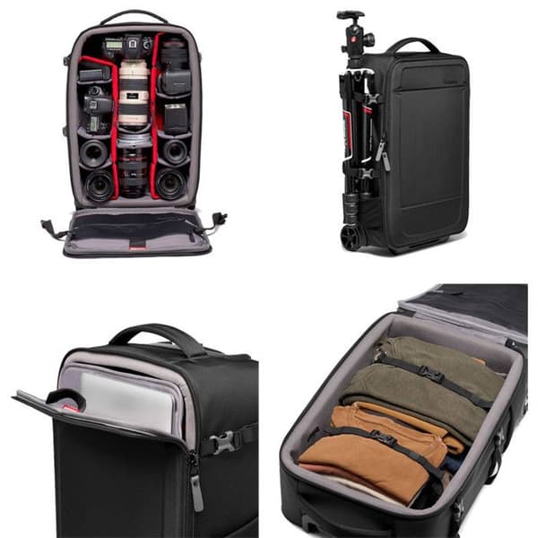 Rullväska - MANFROTTO - Advanced Rolling Bag III - Svart - Regnskydd - 15" datorfack