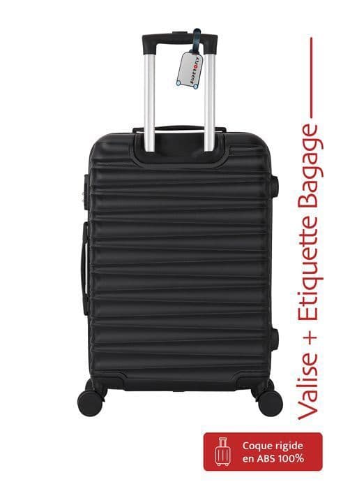 Kabinväska - ADC - Rio Noir - 55cm - Hård ABS - 4 hjul 360°