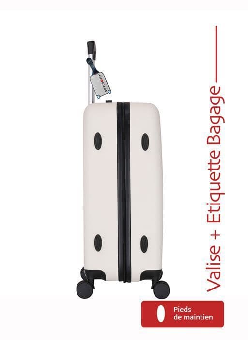 Mellan resväska 65cm - ADC - Hård - 4 hjul 360° - 30kg - 65L - Bagagetag erbjuds