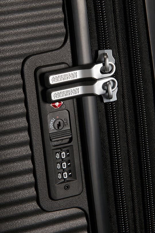 American Tourister Soundbox stor kuffert - bas sort