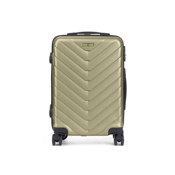 Handbagage - BigBuy Home - Grön - Hårt skal - Dimensioner 38x57x23 cm - Inkluderar trolley