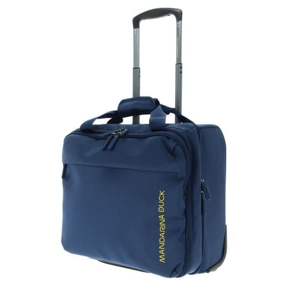 Resväska - MANDARINA DUCK - Zephyr Rolling Tote - Blå - Datorfack - 2 hjul