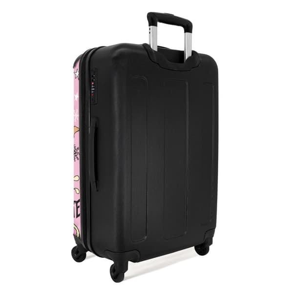 NoBoringSuitcase Resväska - 72L Incheckat Bagage Väska - Koffert med Hjul - 72L Flightcase Resvagn