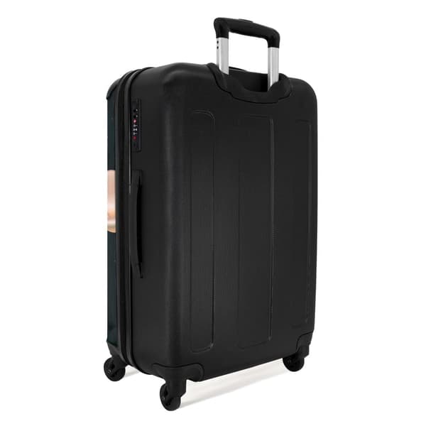 NoBoringSuitcase Resväska - 72L Incheckat Bagage Väska - Koffert med Hjul - 72L Flightcase Resvagn
