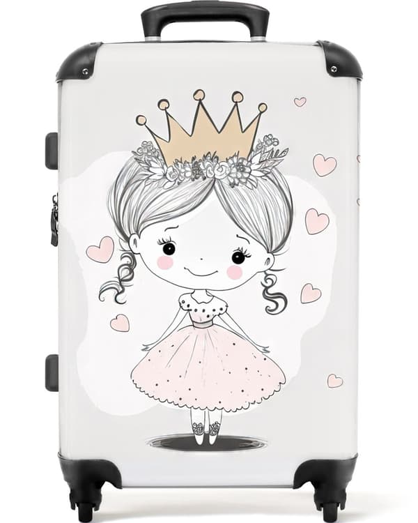 NoBoringSuitcase Resväska - 72L Incheckat Bagage Väska - Koffert med Hjul - 72L Flightcase Resvagn - 67x43x25cm - Rullväska för Pojkar