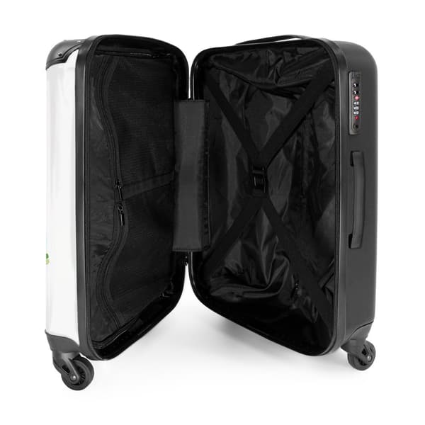 NoBoringSuitcase Resväska - 72L Incheckat Bagage Väska - Koffert med Hjul - 72L Flightcase Resvagn