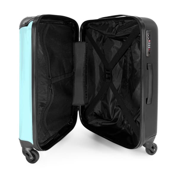 NoBoringSuitcase Resväska - 72L Incheckat Bagage Väska - Koffert med Hjul - 72L Flightcase Resvagn