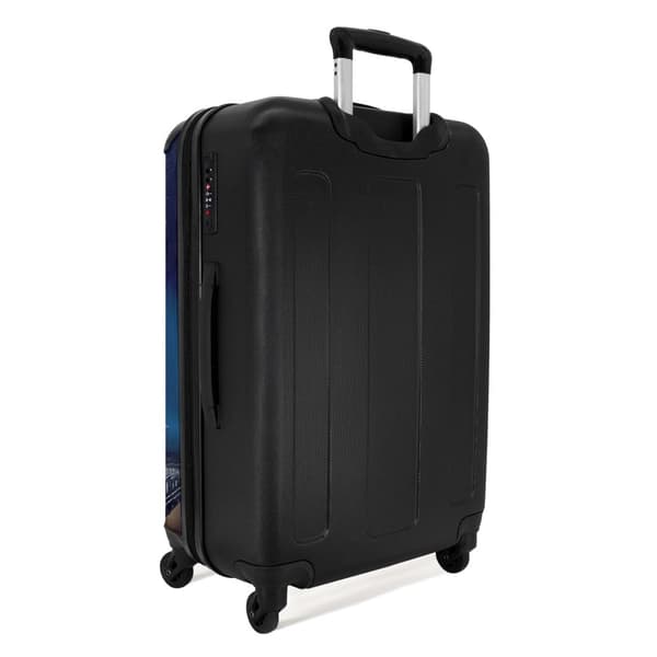 NoBoringSuitcase Resväska - 72L Incheckat Bagage Väska - Koffert med Hjul - 72L Flightcase Resvagn