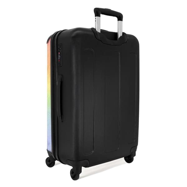 NoBoringSuitcase Resväska - 72L Incheckat Bagage Väska - Koffert med Hjul - 72L Flightcase Resvagn
