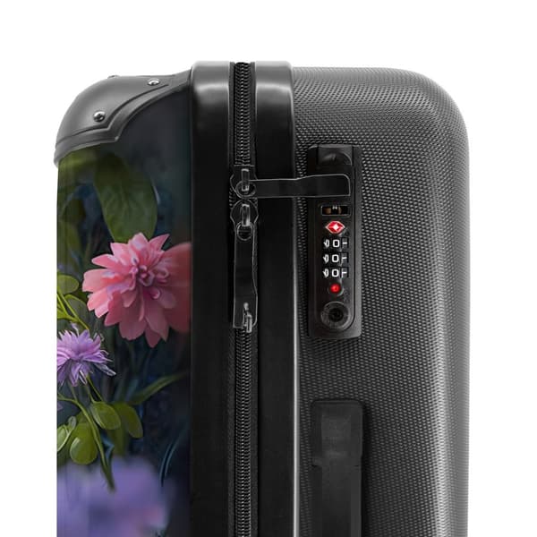 NoBoringSuitcase Resväska - 72L Incheckat Bagage Väska - Koffert med Hjul - 72L Flightcase Resvagn
