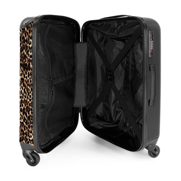 NoBoringSuitcase Resväska - 72L Incheckat Bagage Väska - Koffert med Hjul - 72L Flightcase Resvagn