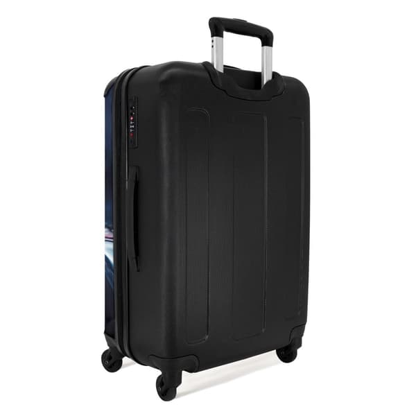 NoBoringSuitcase Resväska - 72L Incheckat Bagage Väska - Koffert med Hjul - 72L Flightcase Resvagn