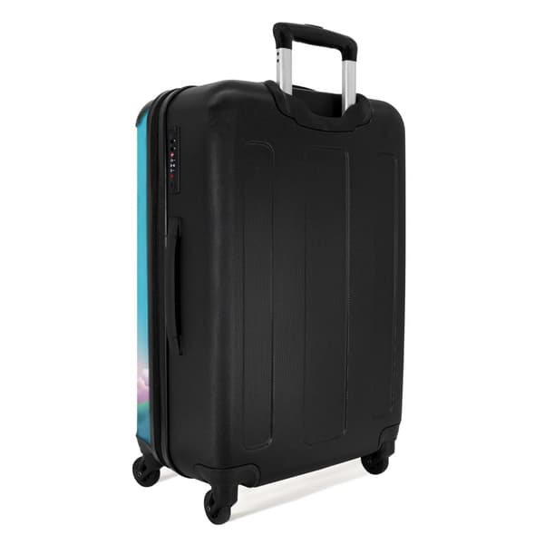 NoBoringSuitcase Resväska - 72L Incheckat Bagage Väska - Koffert med Hjul - 72L Flightcase Resvagn