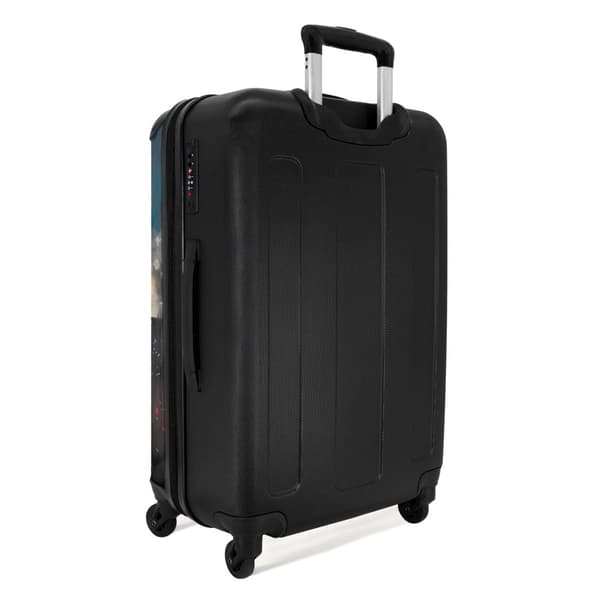 NoBoringSuitcase Resväska - 72L Incheckat Bagage Väska - Koffert med Hjul - 72L Flightcase Resvagn