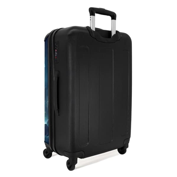 NoBoringSuitcase Resväska - 72L Incheckat Bagage Väska - Koffert med Hjul - 72L Flightcase Resvagn