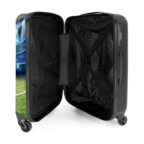 NoBoringSuitcase Resväska - 72L Incheckat Bagage Väska - Koffert med Hjul - 72L Flightcase Resvagn
